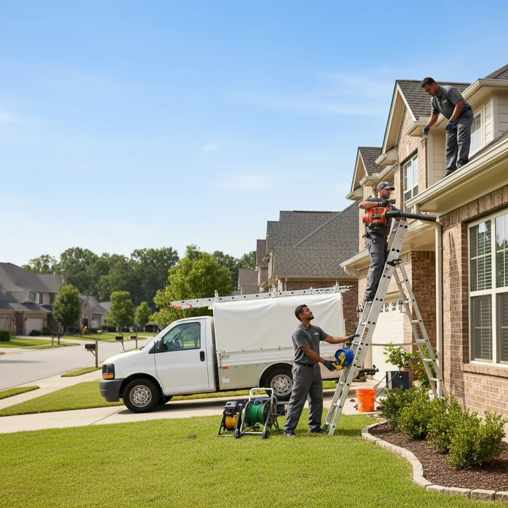Home Gutter Service in Oilton, TX near me